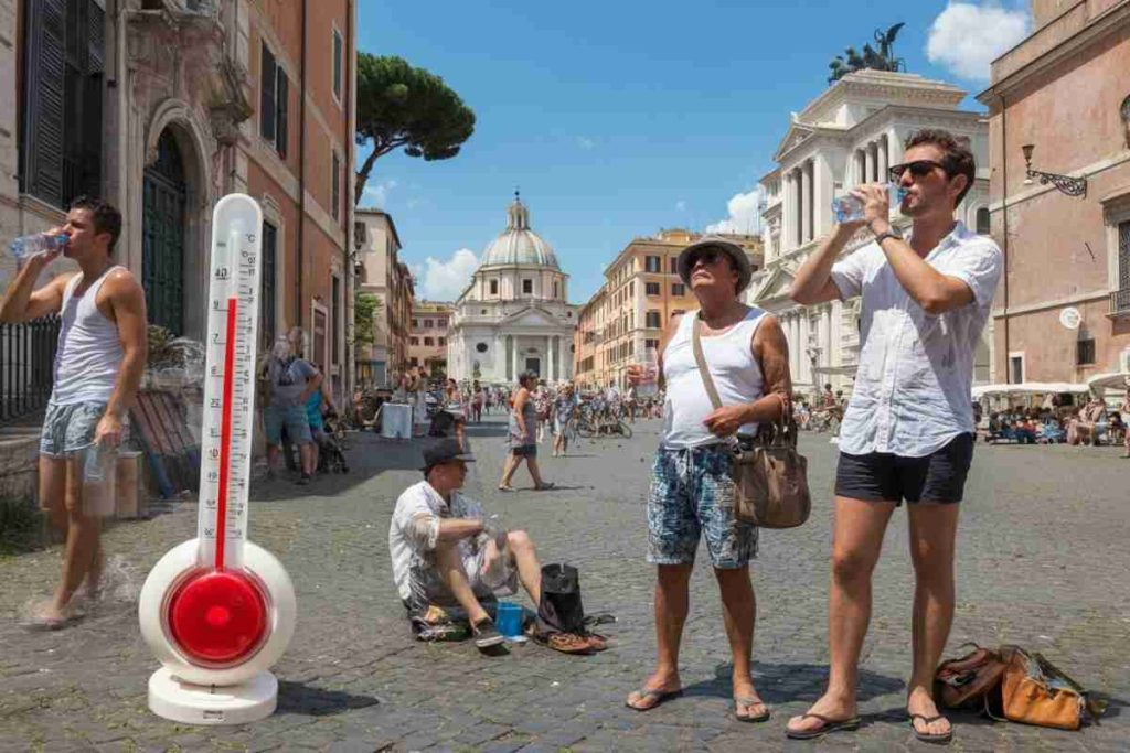 Caldo estremo a Roma: l'impatto delle ondate di calore e delle notti afose