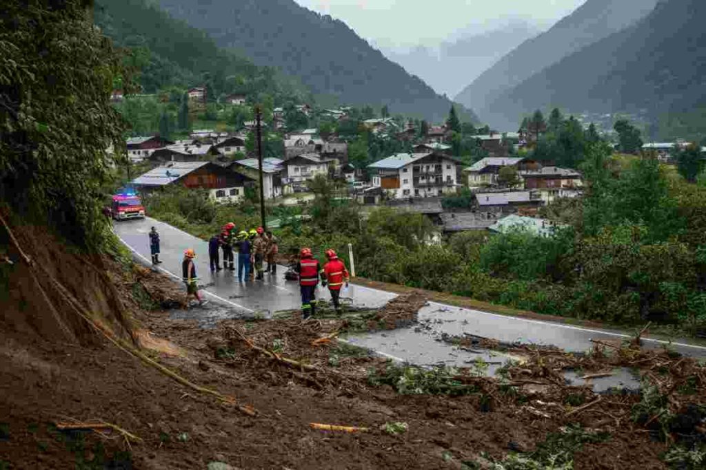 Cogne bloccata: frane interrompono la viabilità regionale