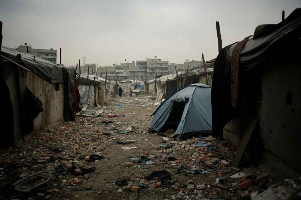 Tragedia a Gaza: raid su tenda di rifugiati causa 12 vittime