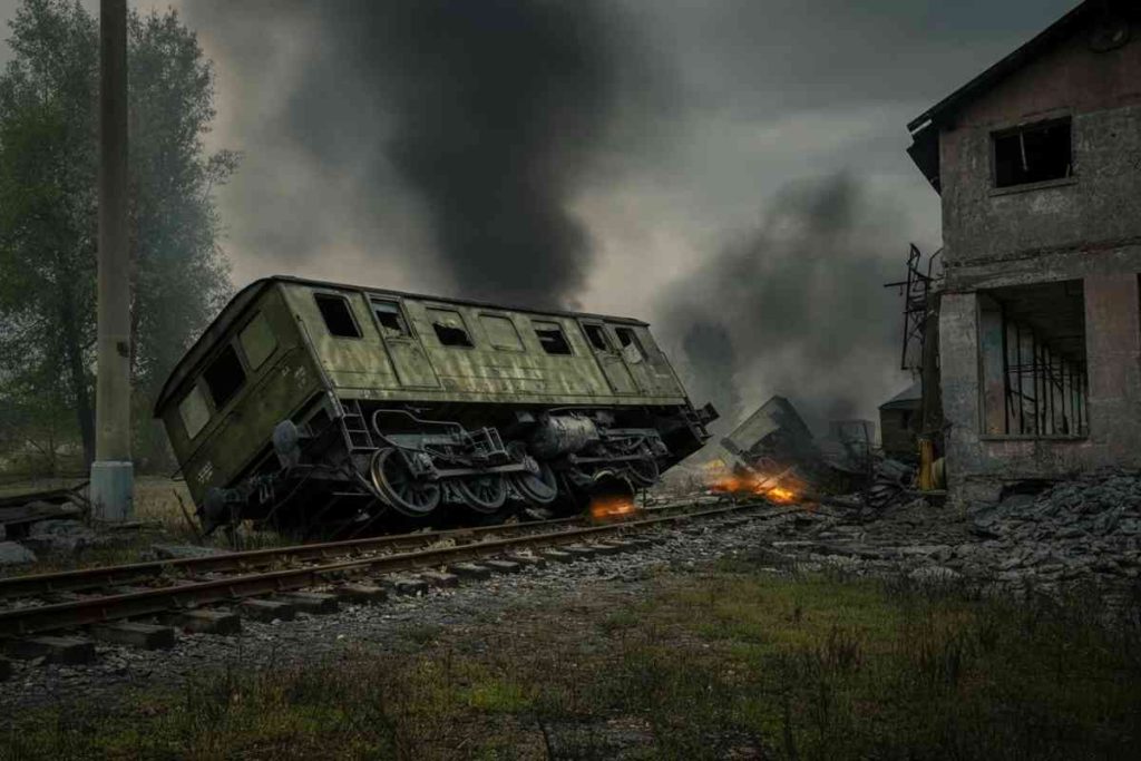 Treno militare russo deraglia in Ucraina: Kiev rivendica l'operazione audace