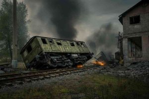 Treno militare russo deraglia in Ucraina: Kiev rivendica l'operazione audace