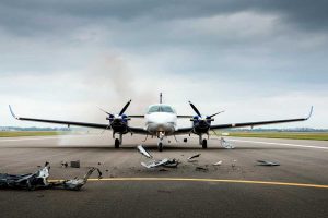 Aereo in caduta a Londra Southend provoca cancellazioni di voli
