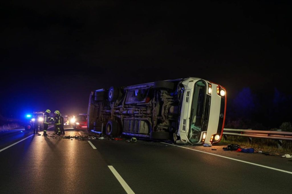 Incidente shock in Germania: pullman Flixbus si ribalta, 20 feriti in autostrada