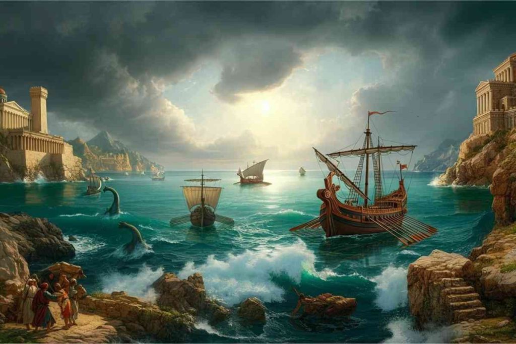 Mare: un'avventura tra i pericoli e le opportunità del mondo antico