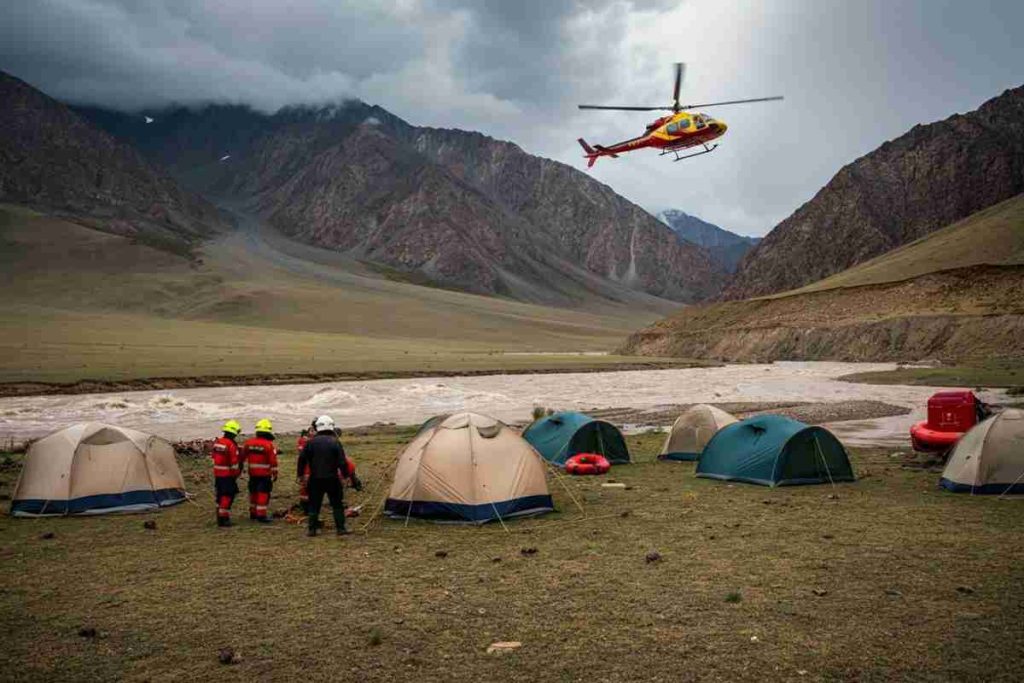 Alluvione improvvisa in Cina: tragedia con 8 morti e 4 dispersi