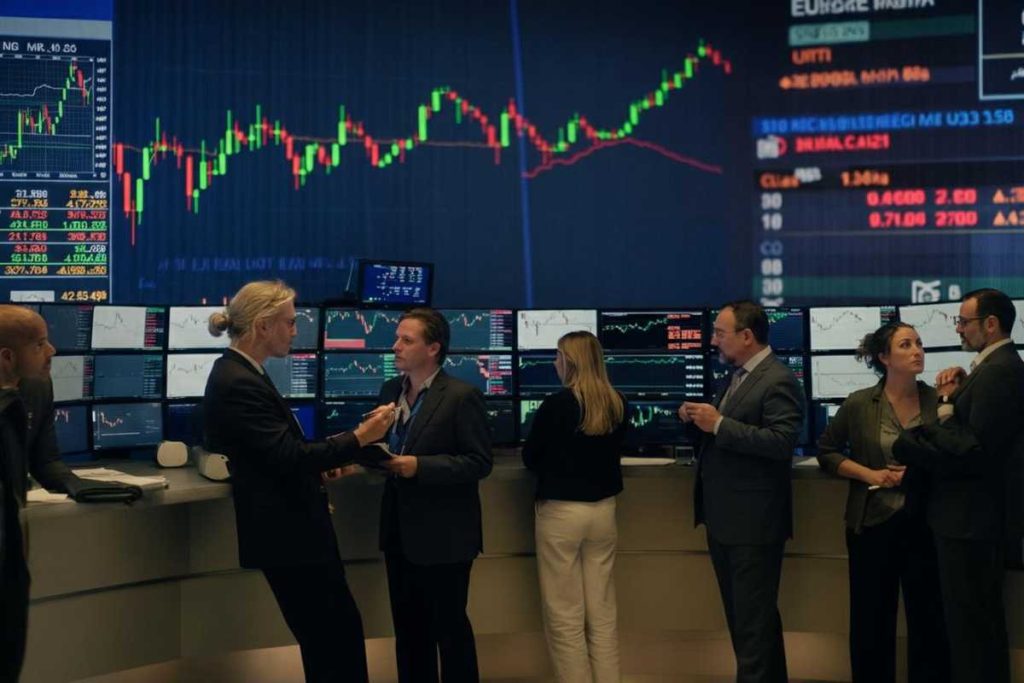 Borsa europea in altalena: Milano guadagna mentre le assicurazioni frenano