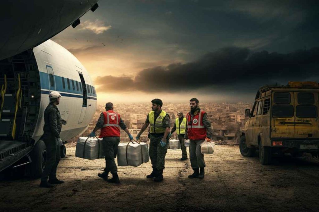 Italia avvia la collaborazione per il lancio di aiuti a Gaza