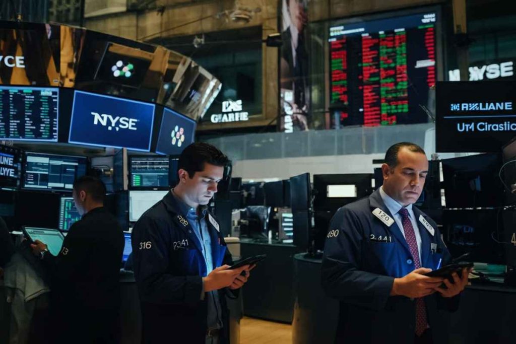 Milano in rosso: Unicredit e Mps trascinano il mercato in calo del 1,32%