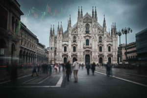 Milano in rosso: la Borsa chiude con un ribasso dell'1,32%