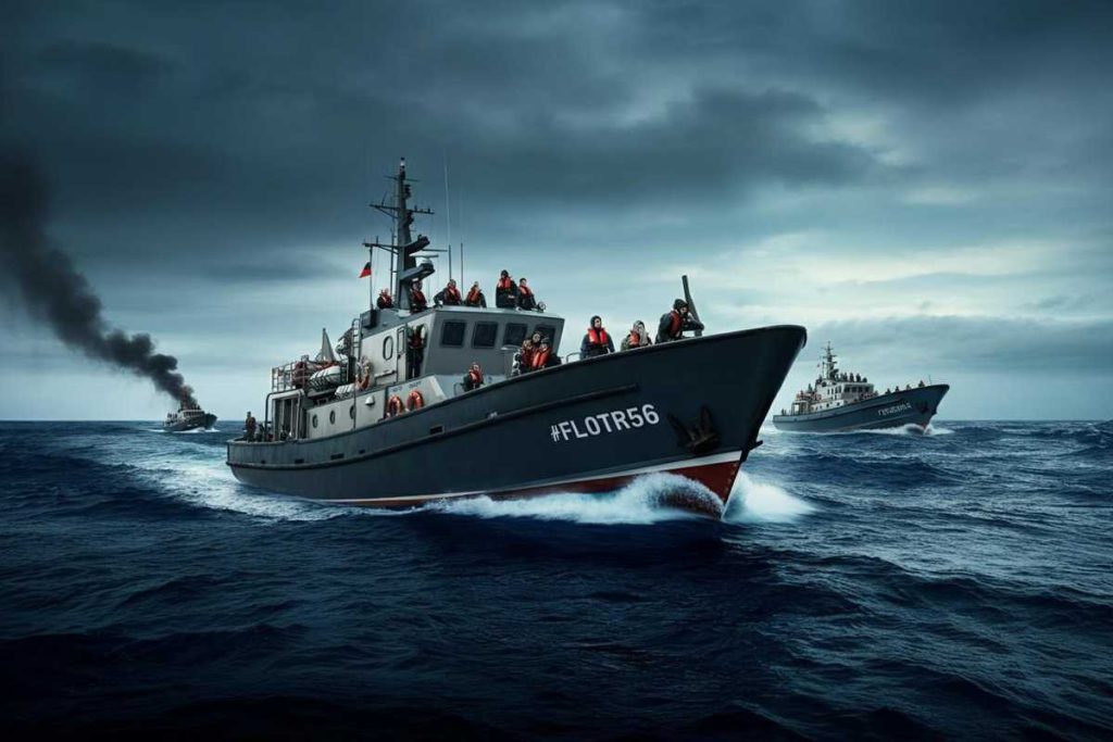 Flotilla sotto attacco: la Tunisia respinge le accuse di un drone sospetto