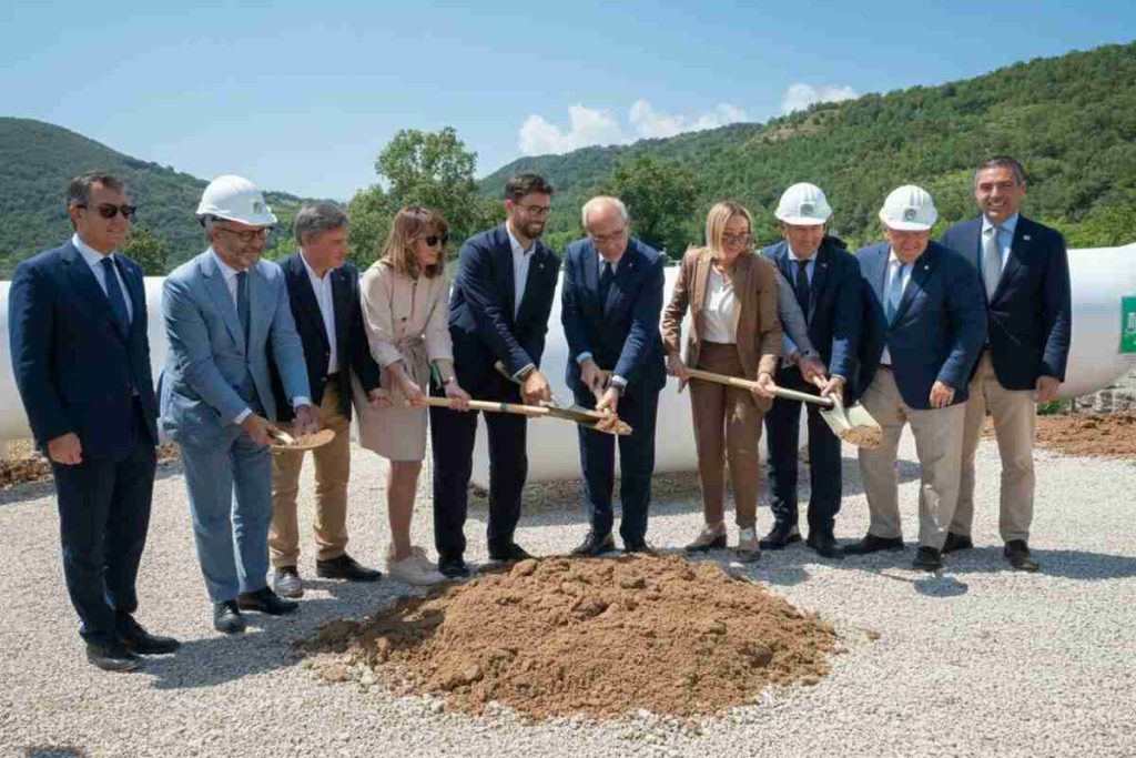 Inizia la costruzione del nuovo impianto Sanpellegrino per valorizzare la sorgente Nossana