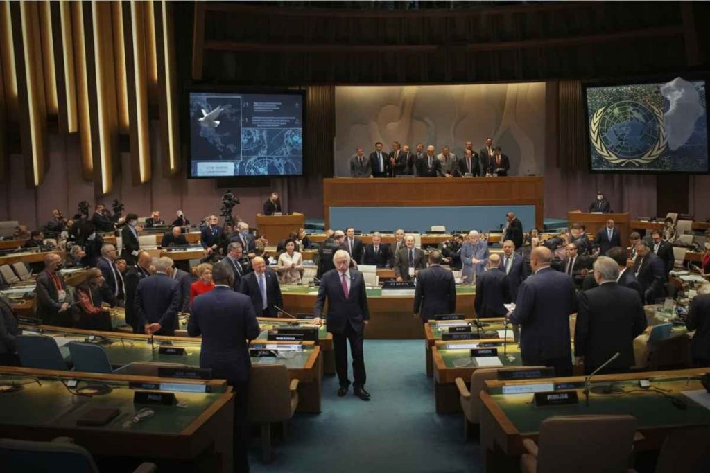 Meloni all'Onu: la fine dell'era della pace e del dialogo?