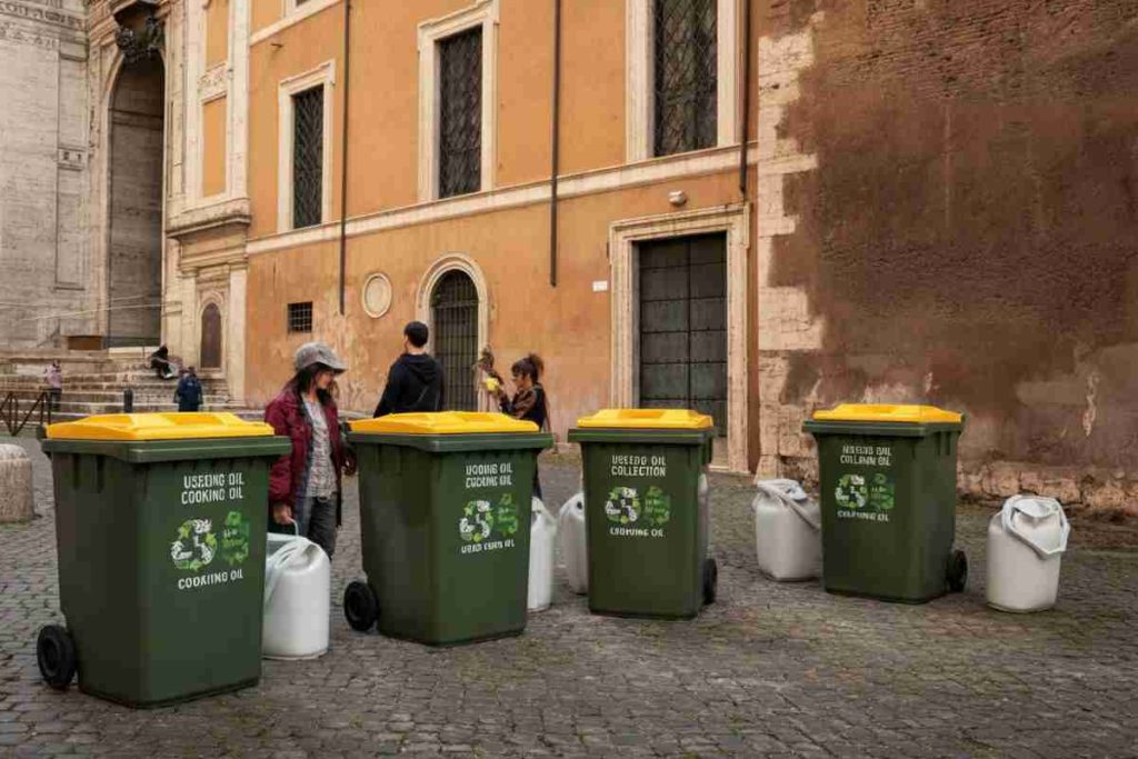 Roma lancia un progetto innovativo per la raccolta degli oli vegetali esausti