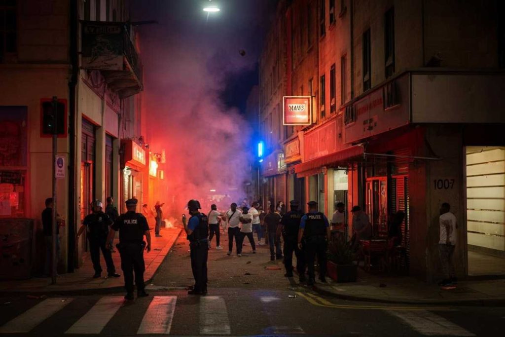 Scontri a Parigi: un ristorante in fiamme durante la protesta di Bloquons Tout