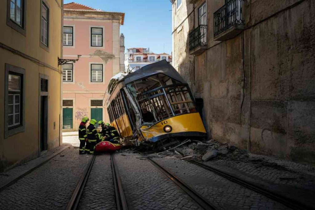 Tragedia a Lisbona: la storica funicolare si schianta, 15 vittime accertate