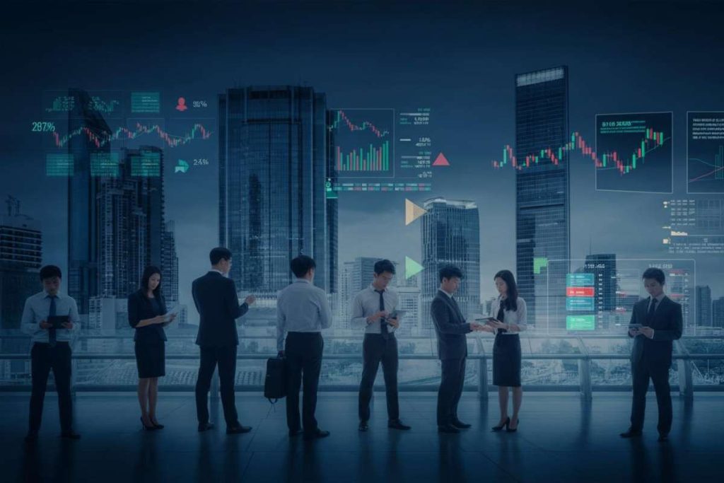 Asia in rosso: l'incertezza sulla tecnologia frena i mercati finanziari