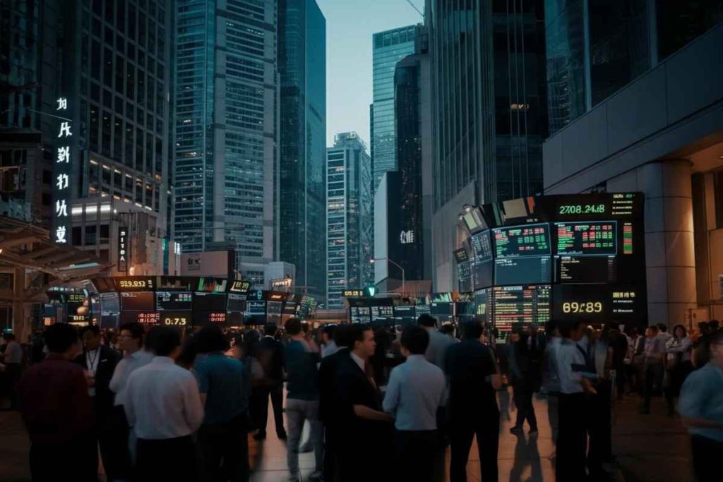 Borsa asiatica in caduta libera: il settore tecnologico trascina il mercato giù