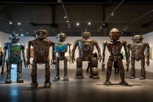 Scart: l'arte che nasce dai rifiuti Lamborghini per un futuro sostenibile