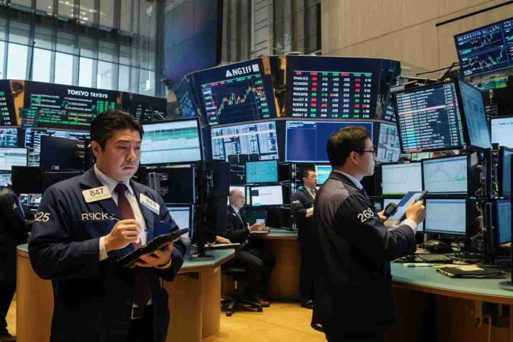Tokyo in rosso: borsa apre in calo dell'1,22%